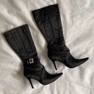 Karen Millen Elegant Black Heeled Boots